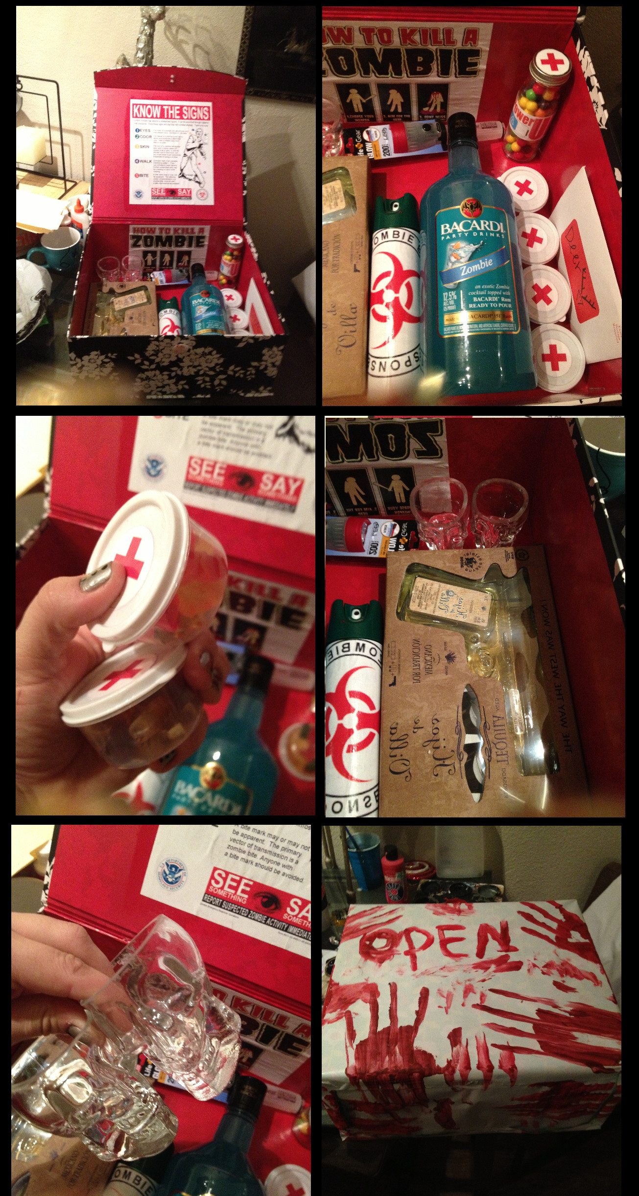 DIY Valentines Gifts For Boyfriends
 Zombie Valentines day present diy to my boyfriend by