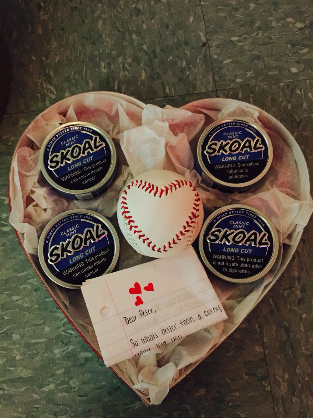 DIY Valentines Gifts For Boyfriends
 Valentine s Day t for him baseball girlfriend