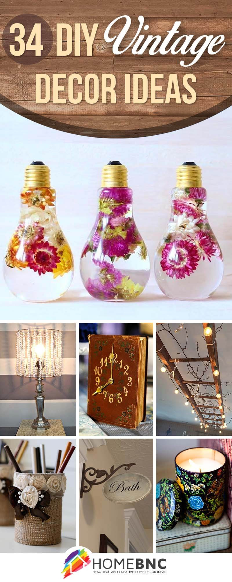 DIY Vintage Room Decor
 34 Best DIY Vintage Decor Ideas and Projects for 2017