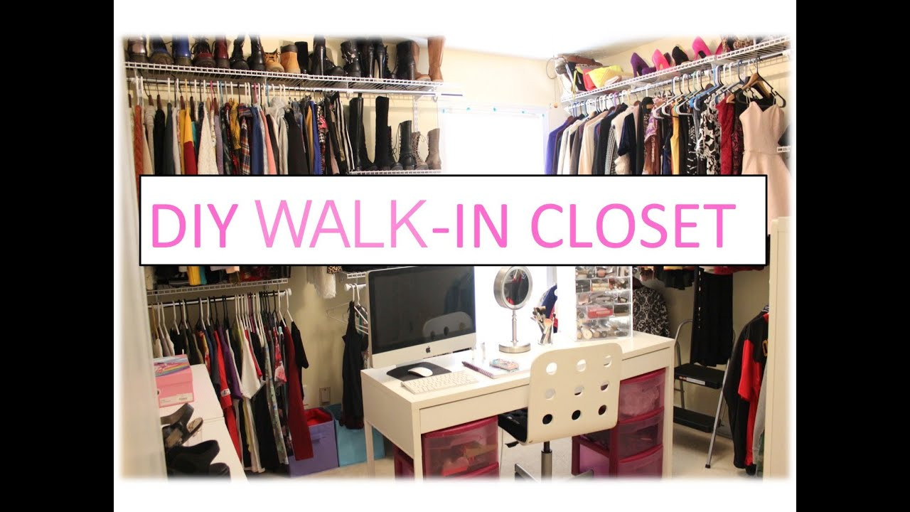 DIY Walk In Closet Plans
 DIY Walk in Closet