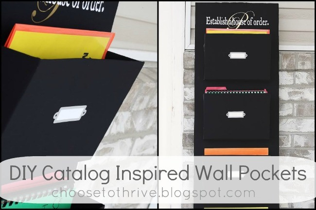 DIY Wall File Organizer
 DIY Wall Pockets U Create