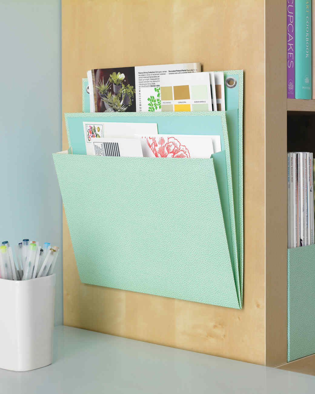 DIY Wall File Organizer
 Martha Stewart Home fice with Avery Exclusively at