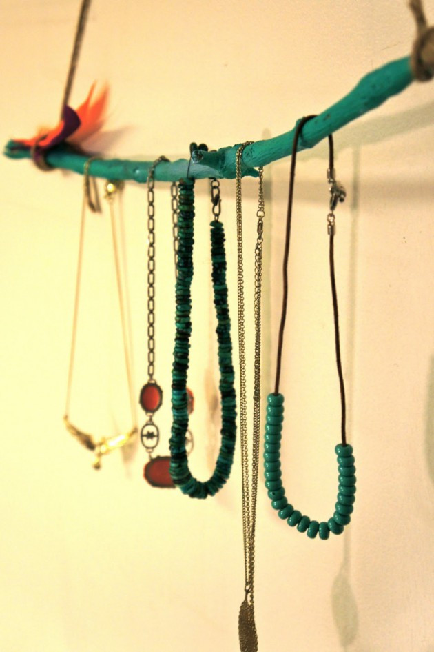 DIY Wall Hanging Jewelry Organizer
 36 Awesome Ideas of DIY Wall Jewelry Organizers