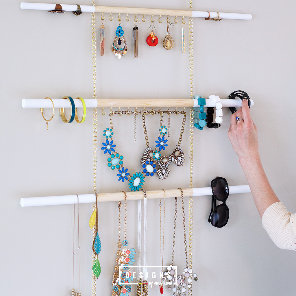 DIY Wall Hanging Jewelry Organizer
 DIY Modern Hanging Jewelry Organizer Designs of Any Kind