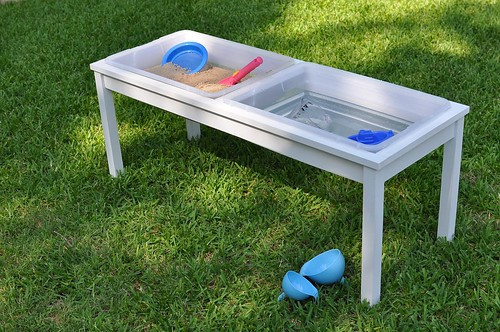 DIY Water Table For Kids
 Bumble & Bean DIY Farmhouse Sand and Water Table