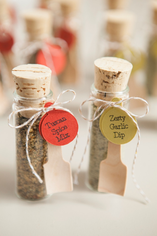 DIY Wedding Favors
 Make your own adorable spice dip mix wedding favors