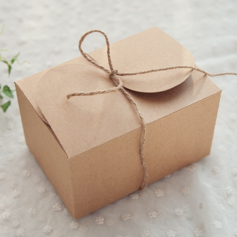 DIY Wedding Favours Boxes
 Retro Mini Kraft Paper Box DIY Wedding Gift Favor Boxes