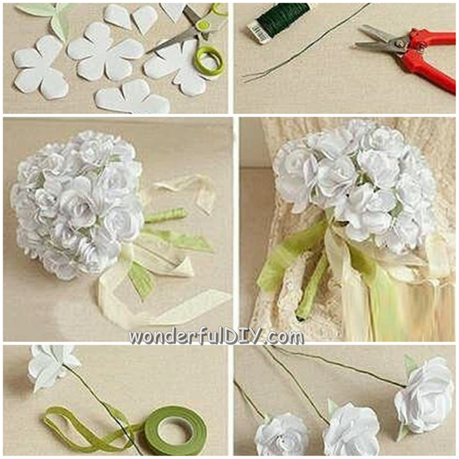 DIY Wedding Flower Bouquet
 Wonderful DIY flower bouquet for wedding