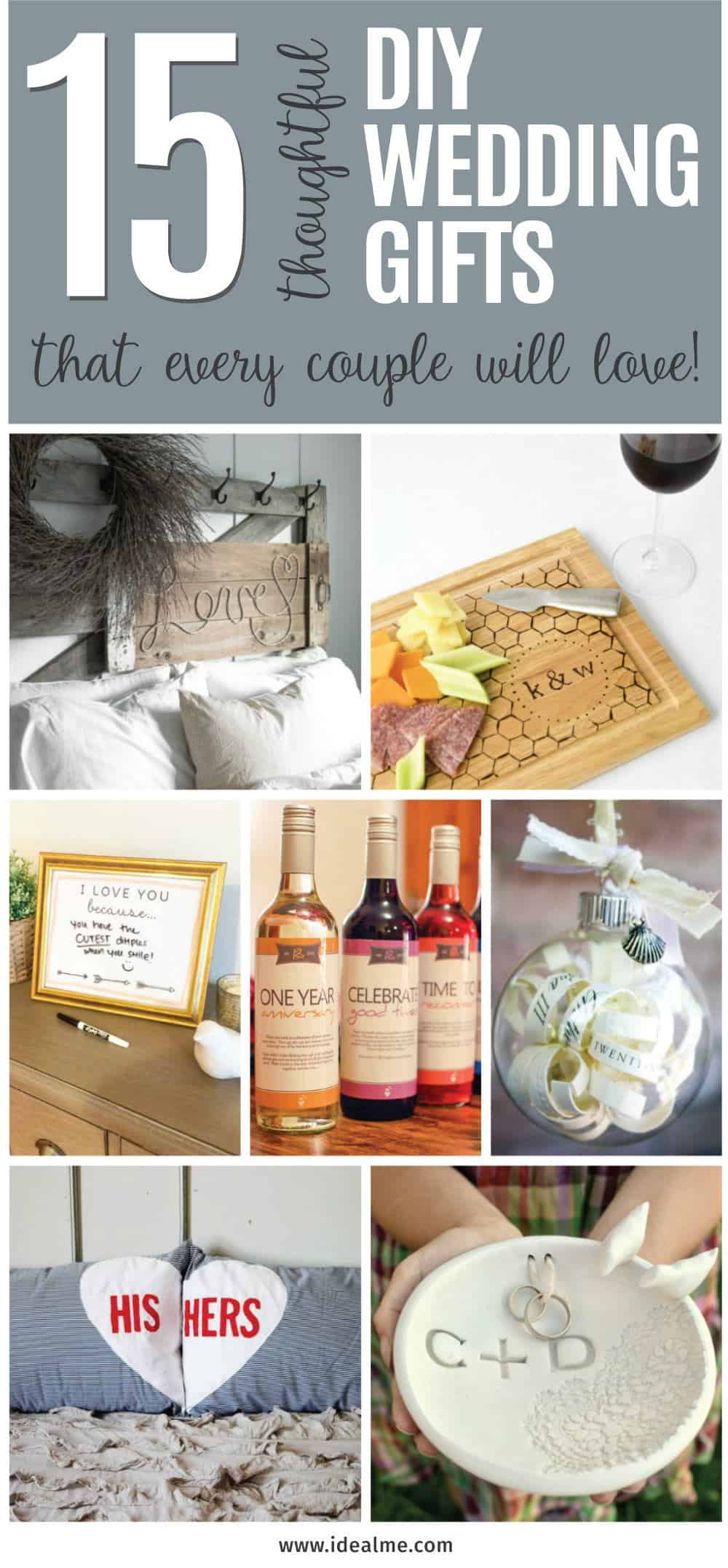 DIY Wedding Gift Baskets
 15 Thoughtful DIY Wedding Gifts that Every Couple Will