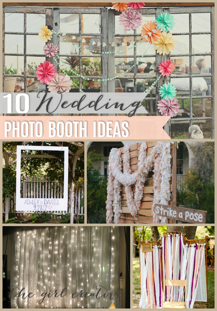 DIY Wedding Photo Booth
 10 DIY Wedding Booths The Girl Creative