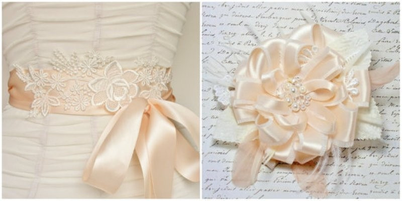 DIY Wedding Sashes
 Picture Diy Beautiful Lace Bridal Sash
