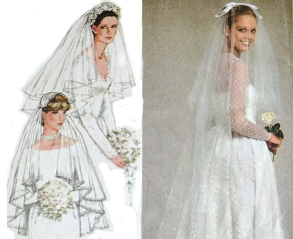 Diy Wedding Veils
 Wedding Veil Bridal Headpiece DIY Wedding Simplicity 9420