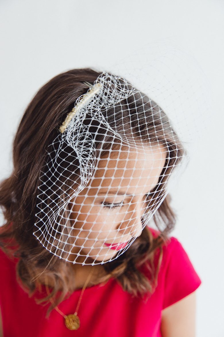 Diy Wedding Veils
 How to Make a Cheap And Stylish Birdcage Veil It s Easy