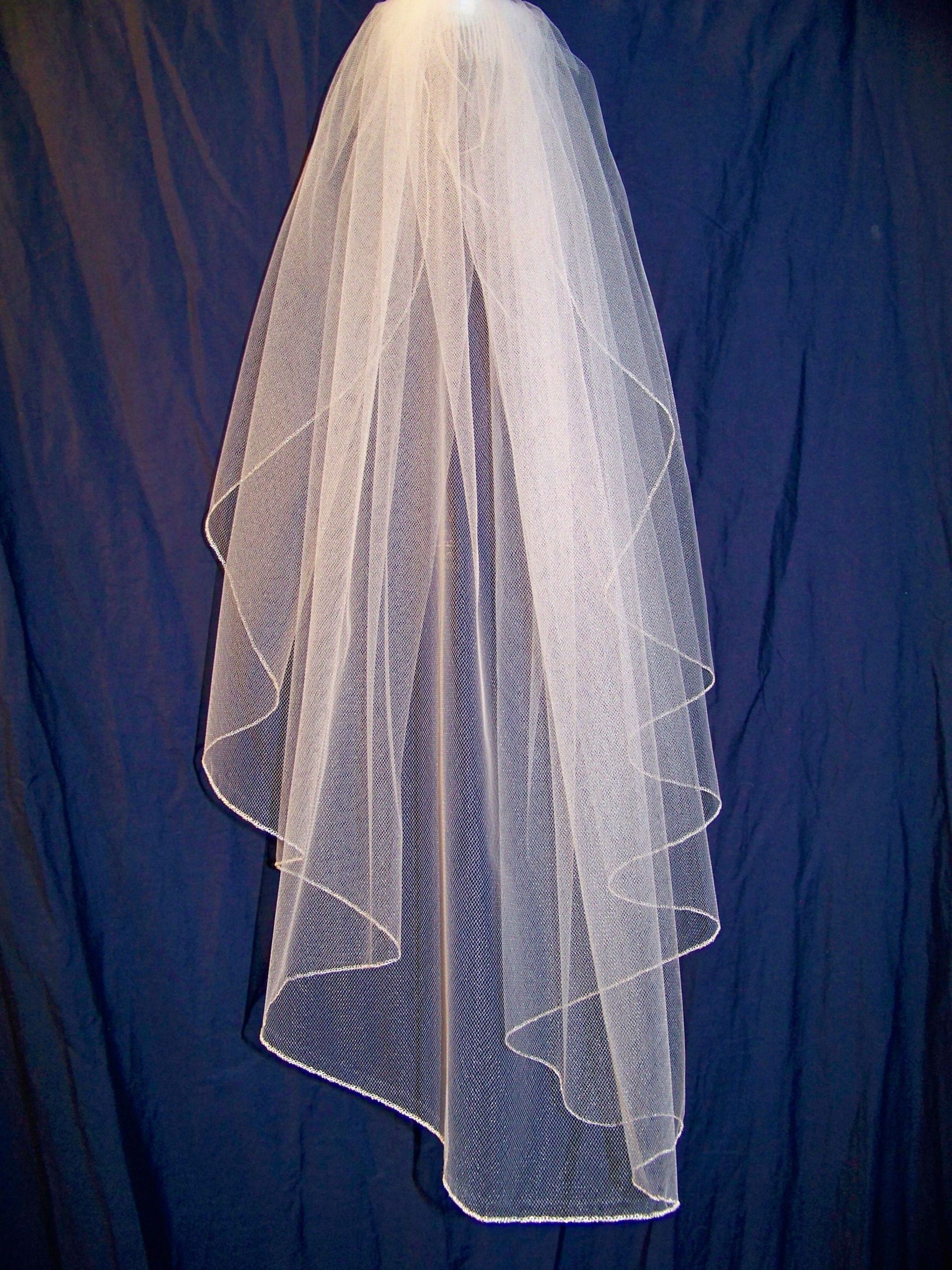 Diy Wedding Veils
 Step 2a Veil Shape