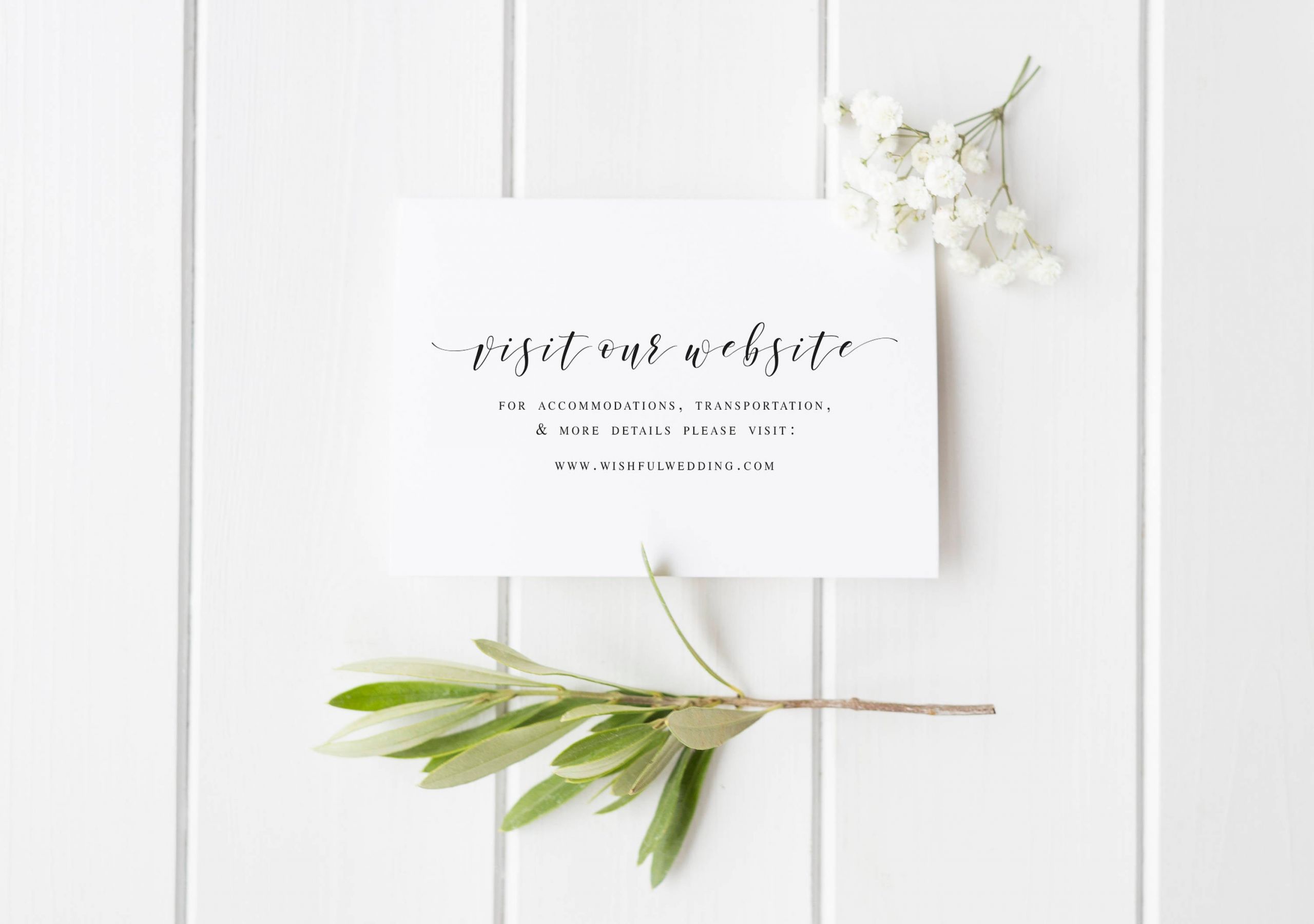 DIY Wedding Websites
 Wedding Website Card Insert Template Editable website card DIY