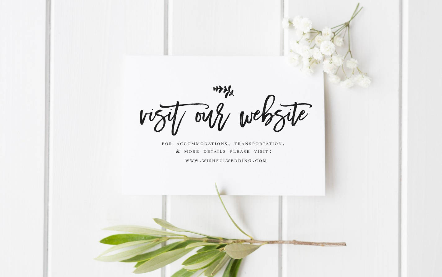 DIY Wedding Websites
 Wedding Website Card Insert Template Editable website card