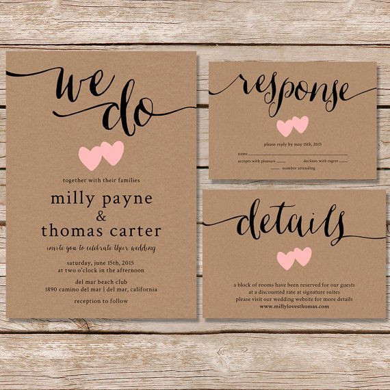 DIY Wedding Websites
 wedding invitations rustic best photos Cute Wedding Ideas