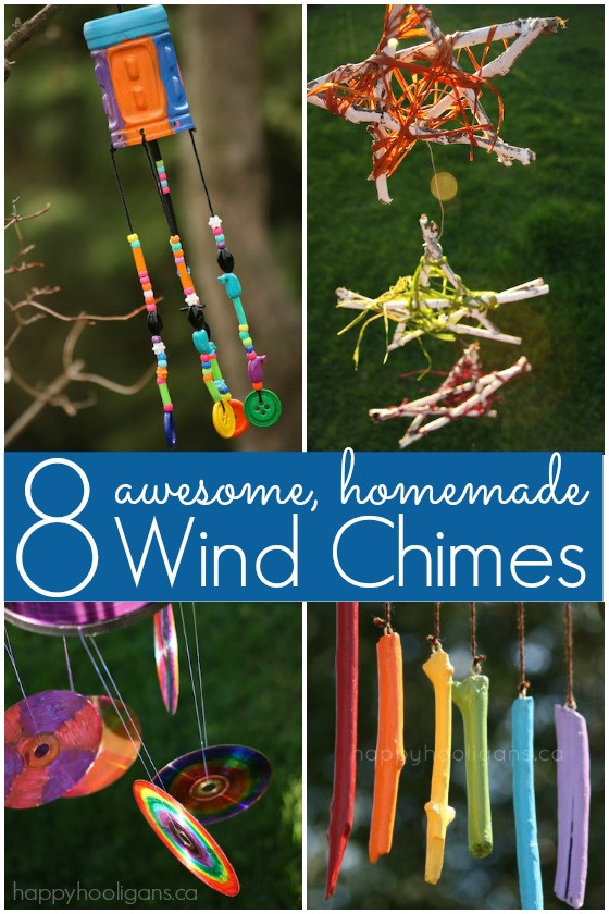 DIY Wind Chimes For Kids
 8 Homemade Wind Chimes for Kids Happy Hooligans