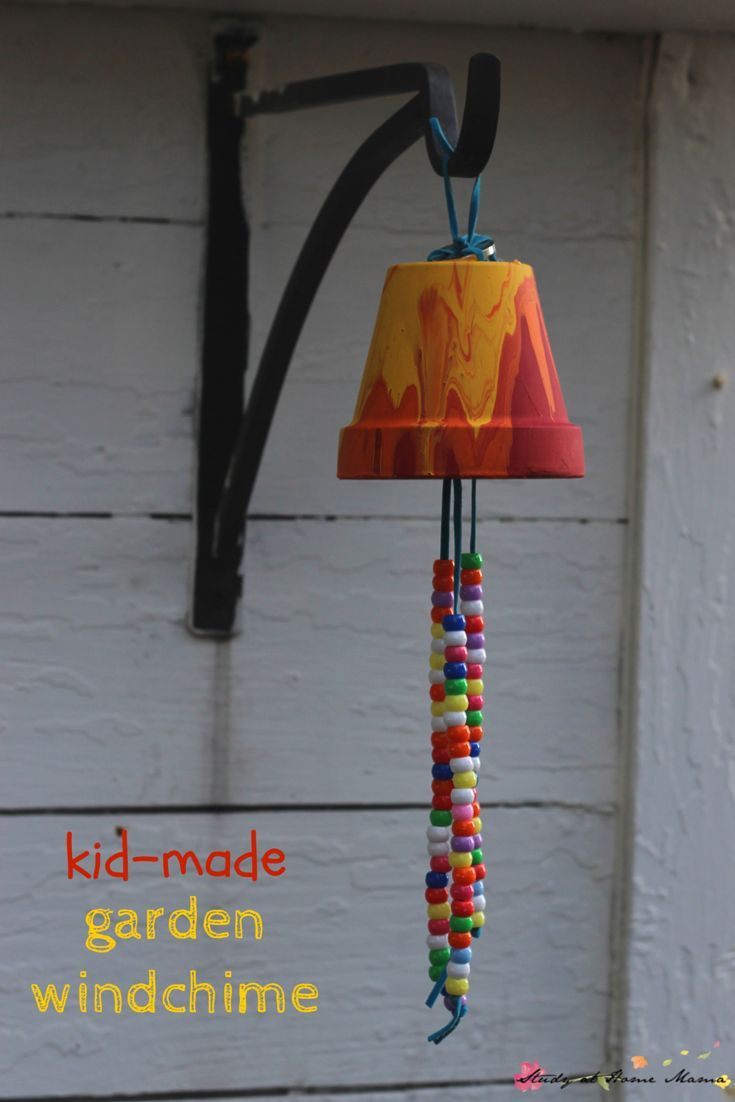 DIY Wind Chimes For Kids
 Kid Craft Idea Homemade Garden Wind Chime a sweet t