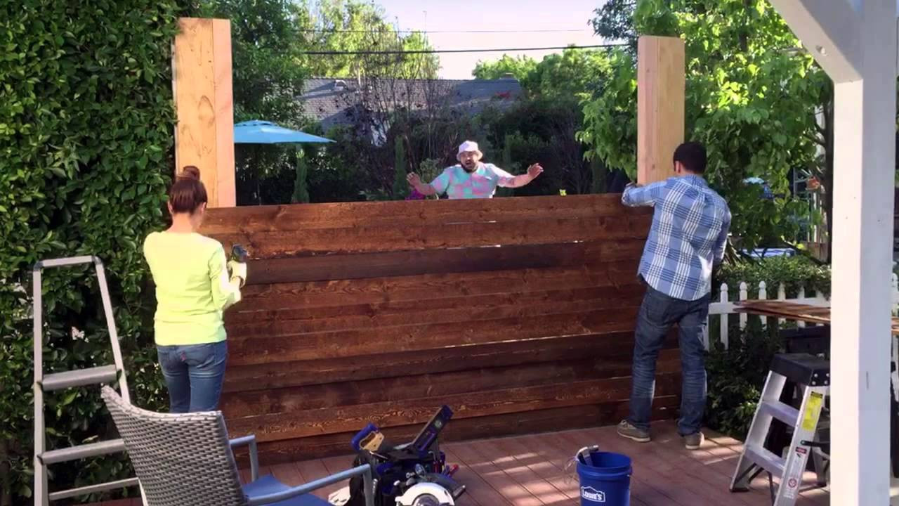 DIY Wood Privacy Fence
 DIY Privacy Fence Lowe s Hypermade