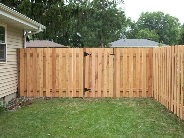 DIY Wood Privacy Fence
 40 best Fences images on Pinterest
