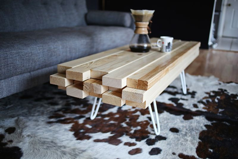 DIY Wood Tables
 DIY Wooden Coffee Table – A Beautiful Mess