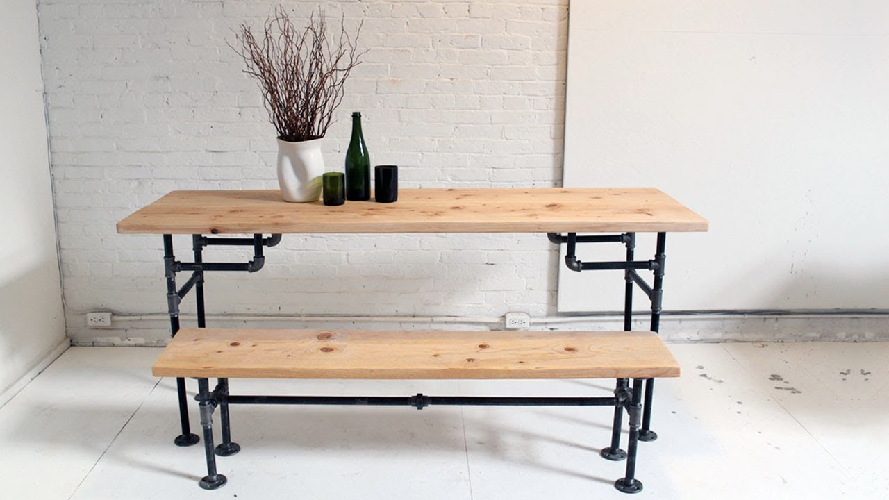 DIY Wood Tables
 HomeMade Modern Episode 3 DIY Wood Iron Table