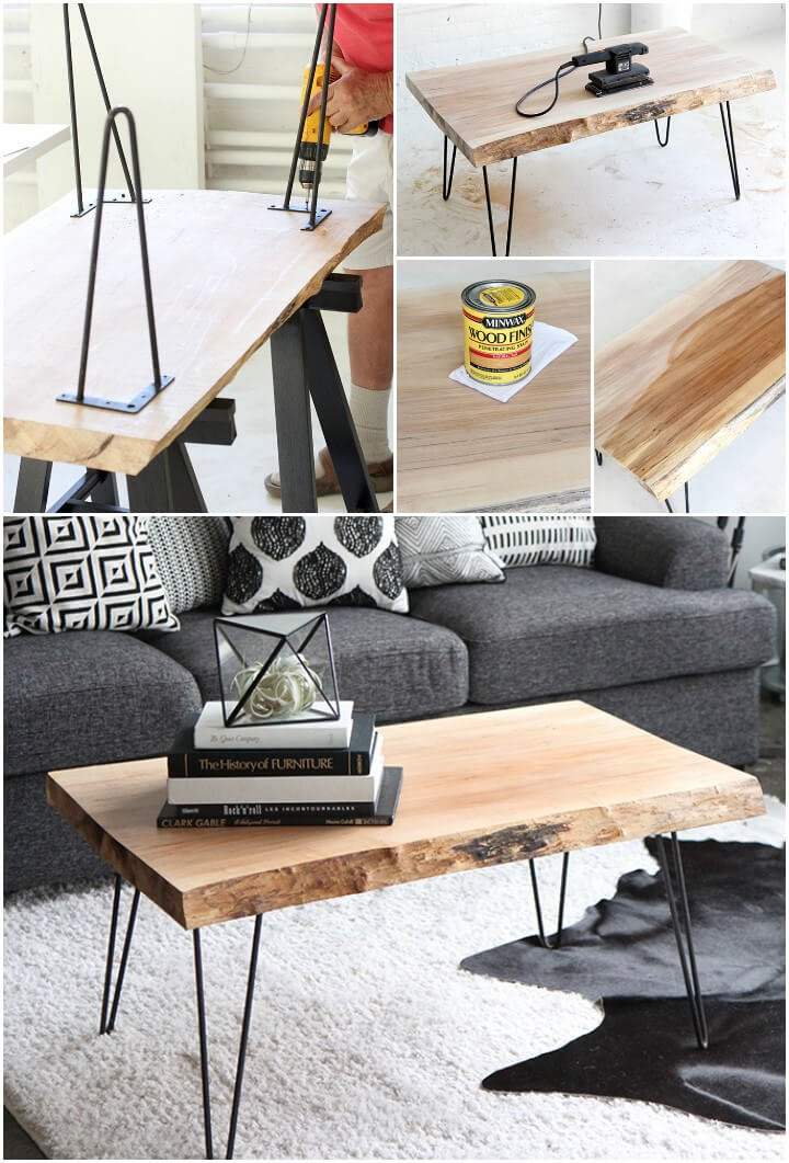 DIY Wood Tables
 20 Easy & Free Plans to Build a DIY Coffee Table DIY