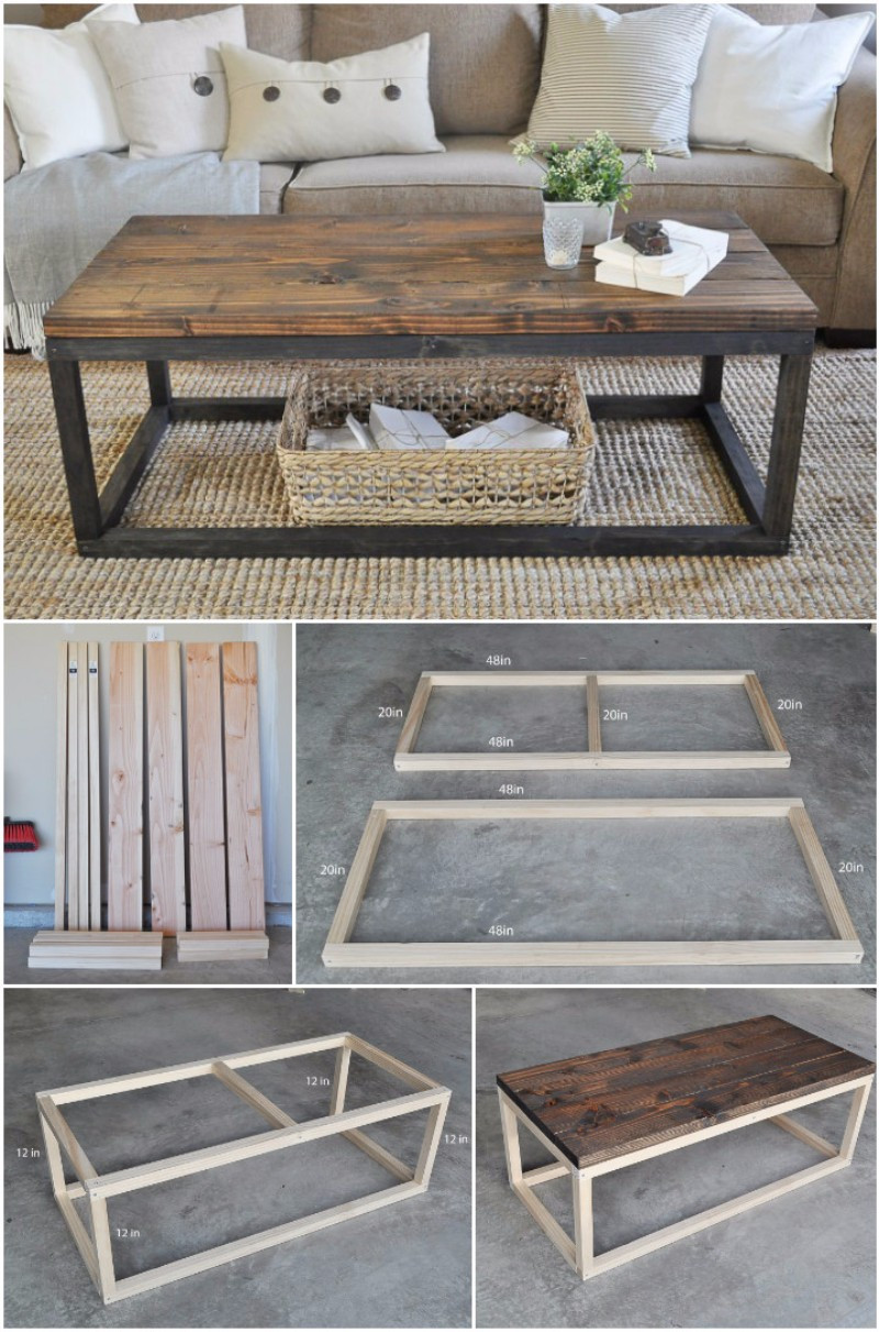 DIY Wood Tables
 20 Super Cool Easy To Do DIY Coffee Table Ideas Home Magez