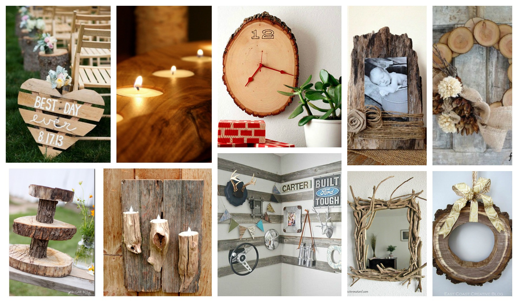 DIY Wooden Decor
 Stupendous DIY Rustic Wood Decor That Will Make You Say Wow