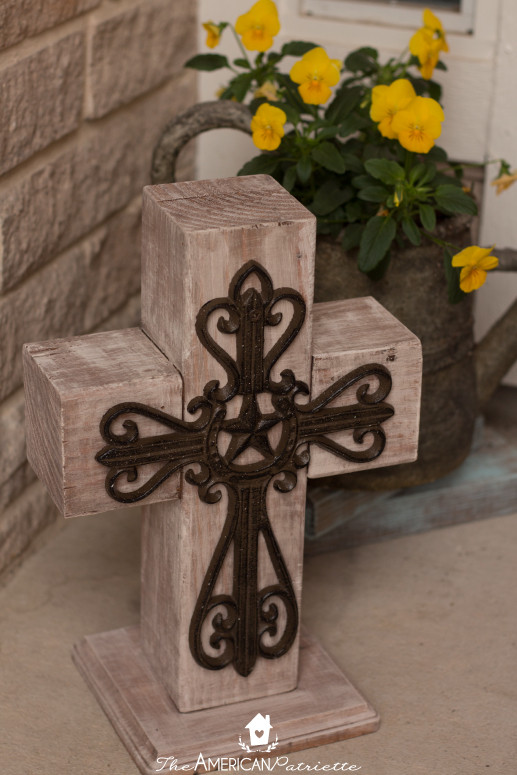 DIY Wooden Decor
 DIY Outdoor Wooden Cross Decor The American Patriette