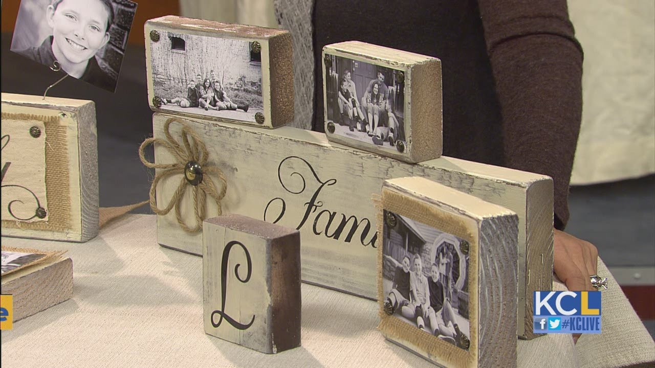 DIY Wooden Photo Blocks
 KCL How to make Blocks & Holders for holiday ts