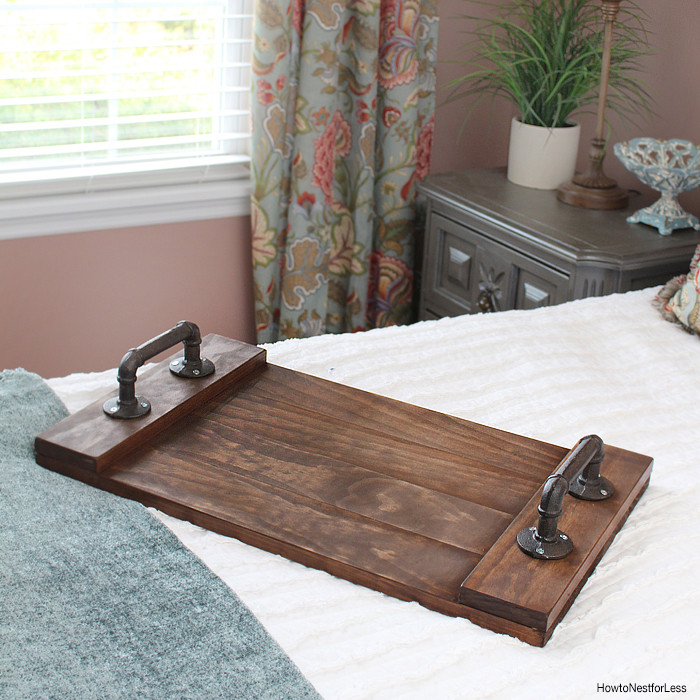 DIY Wooden Tray
 DIY Stained Wood Tray How to Nest for Less™