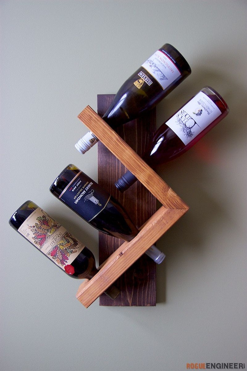DIY Wooden Wine Racks
 A Homemade Addiction 13 Delightful DIY Wine Rack Ideas