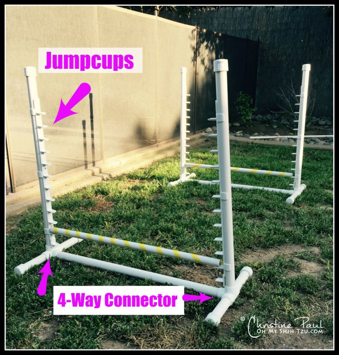 Dog Agility Jumps DIY
 Mejores 19 imágenes de Do it yourself dog park en