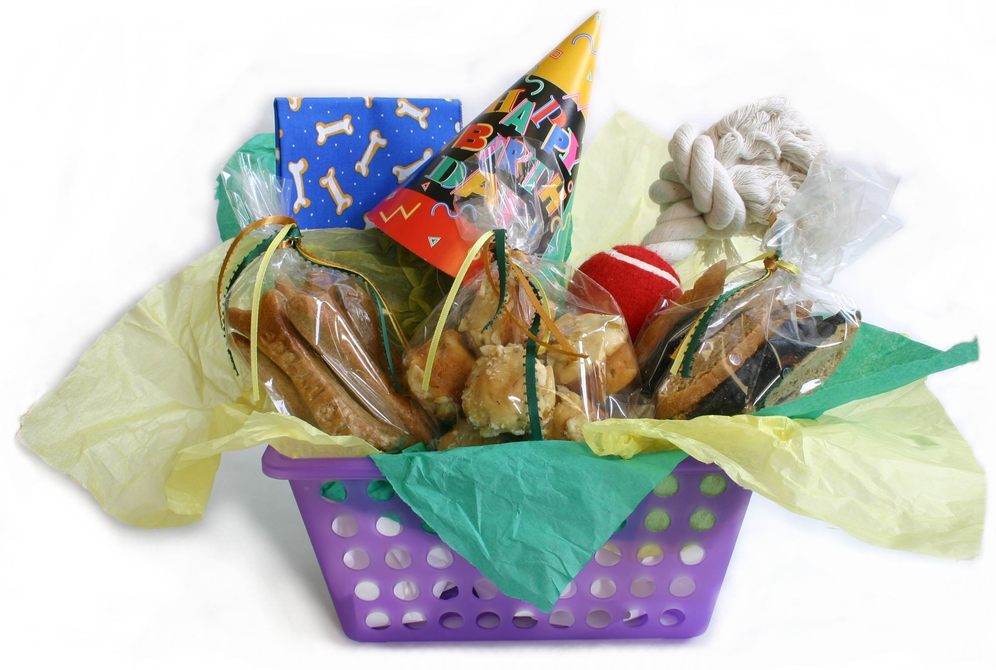 Dog Birthday Gifts
 Dog Birthday Gift Basket Healthy Hound Bakery Treats