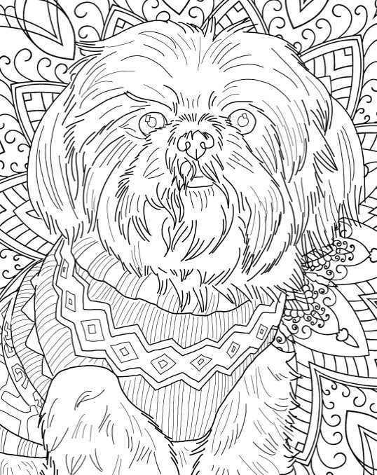 Dog Coloring Book For Adults
 Best Coloring Books for Dog Lovers Cleverpedia