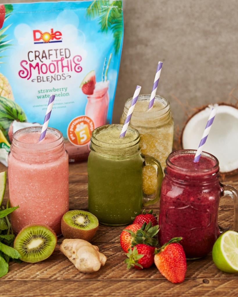 Dole Frozen Fruit Smoothie Recipes
 Strawberry Watermelon Crafted Smoothie Blends Frozen