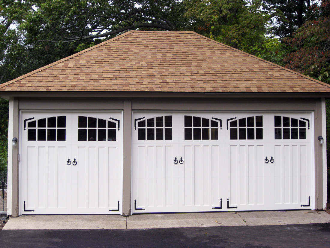 Double Garage Door
 Paint grade double and single garage doors