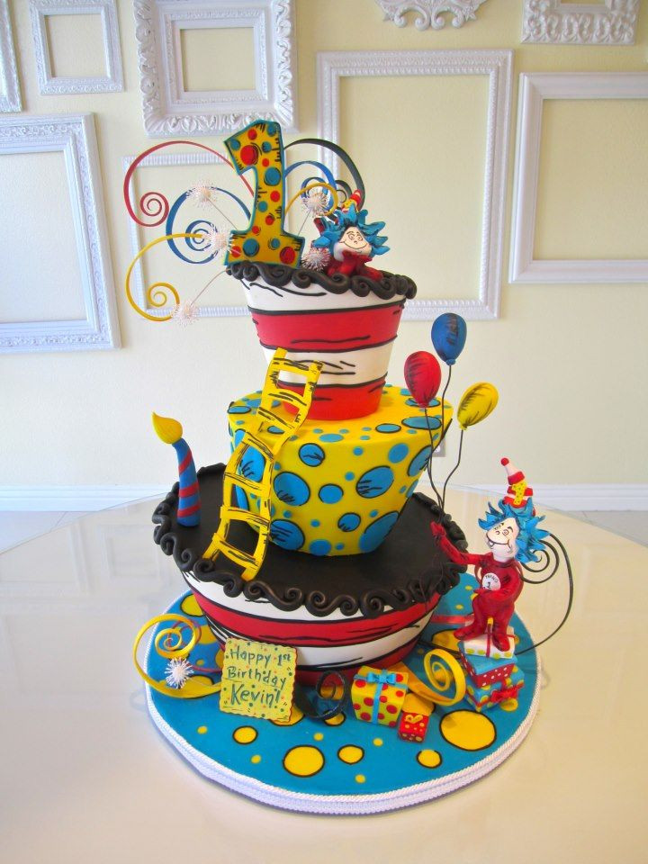 Dr Seuss Birthday Cakes
 Southern Blue Celebrations DR SEUSS CAKE IDEAS & INSPIRATIONS