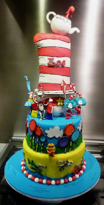 Dr Seuss Birthday Cakes
 Southern Blue Celebrations DR SEUSS CAKE IDEAS & INSPIRATIONS