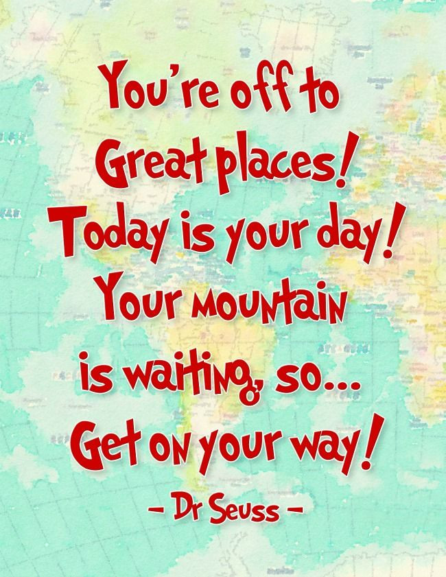 Dr Seuss Quotes Graduation
 Oh The Places Youll Go Quotes For Graduation QuotesGram