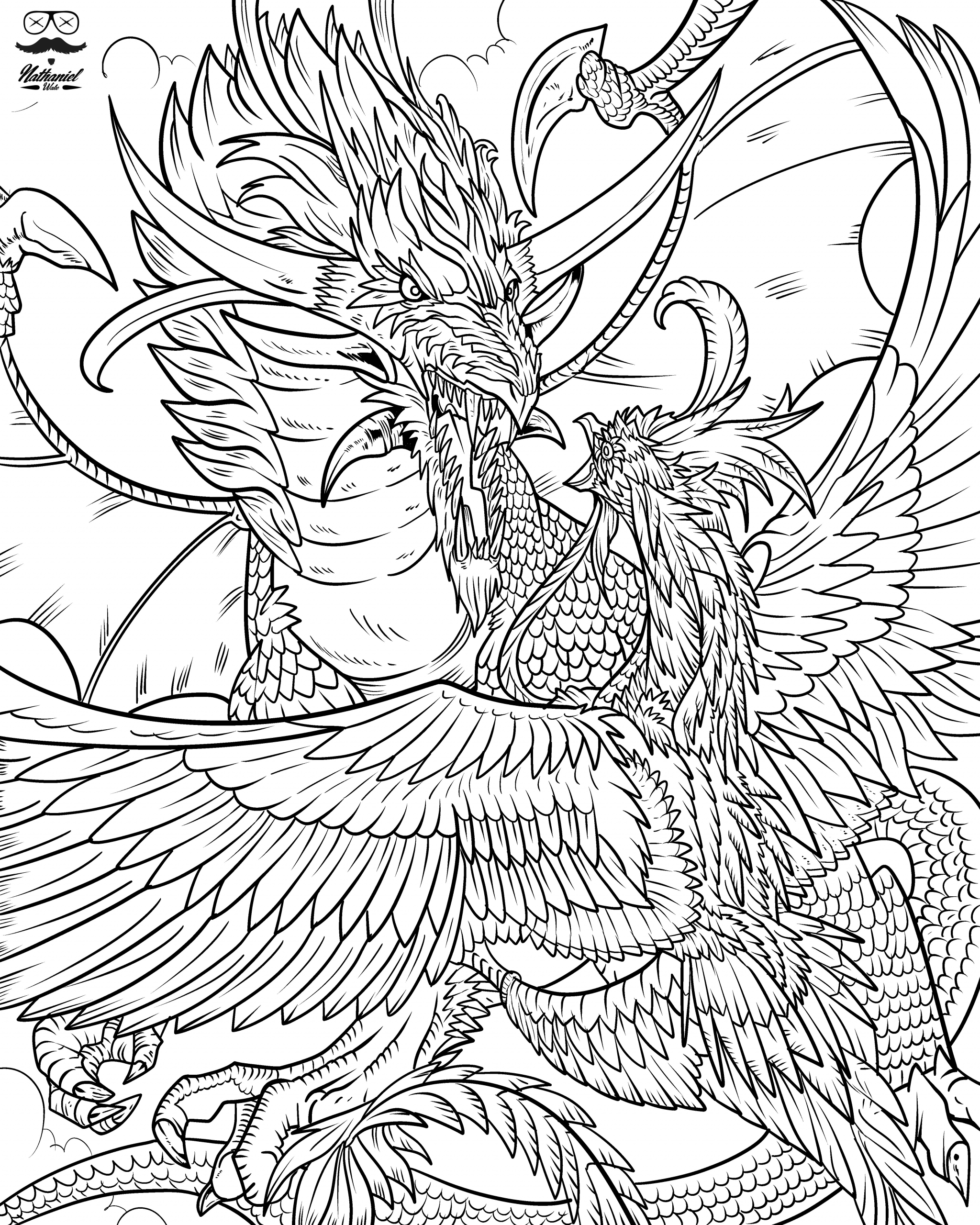 Dragon Coloring Books For Adults
 Pin on Dragon Coloring Book Dragonlife