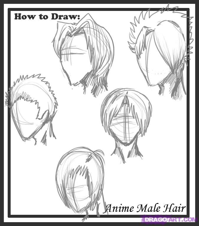 Drawing Hairstyles Male
 flavdabsoting anime guy hairstyles