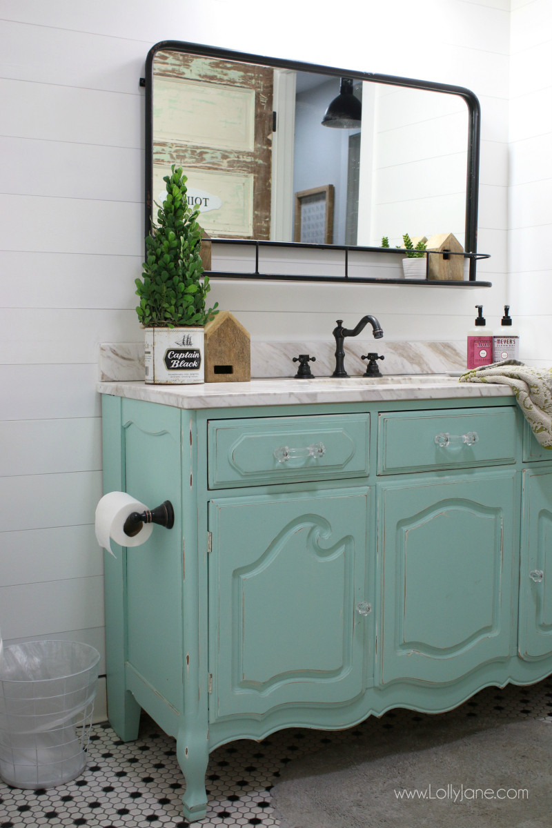 Dresser Style Bathroom Vanity
 DIY by Design