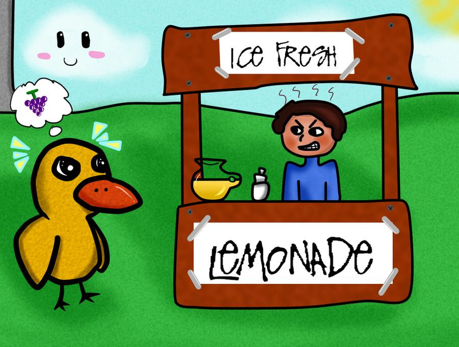 Duck Lemonade Stand
 TEH DUCK SONG by Icefang23 on DeviantArt