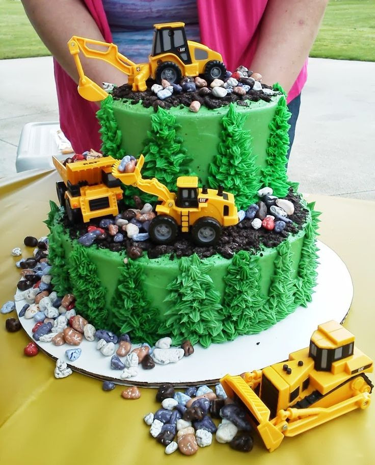 Dump Truck Birthday Cake
 Party Cakes Digger Dumper Cake 2 in 2019