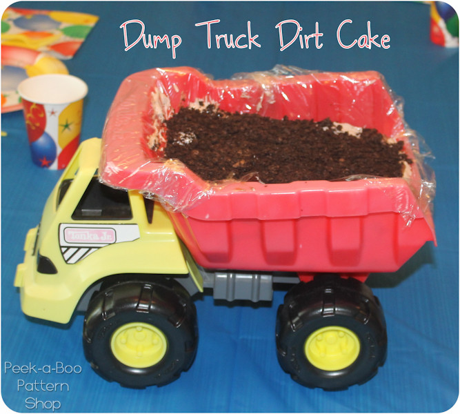 Dump Truck Birthday Cake
 Dump Truck Birthday Cake Peek a Boo Pages Patterns