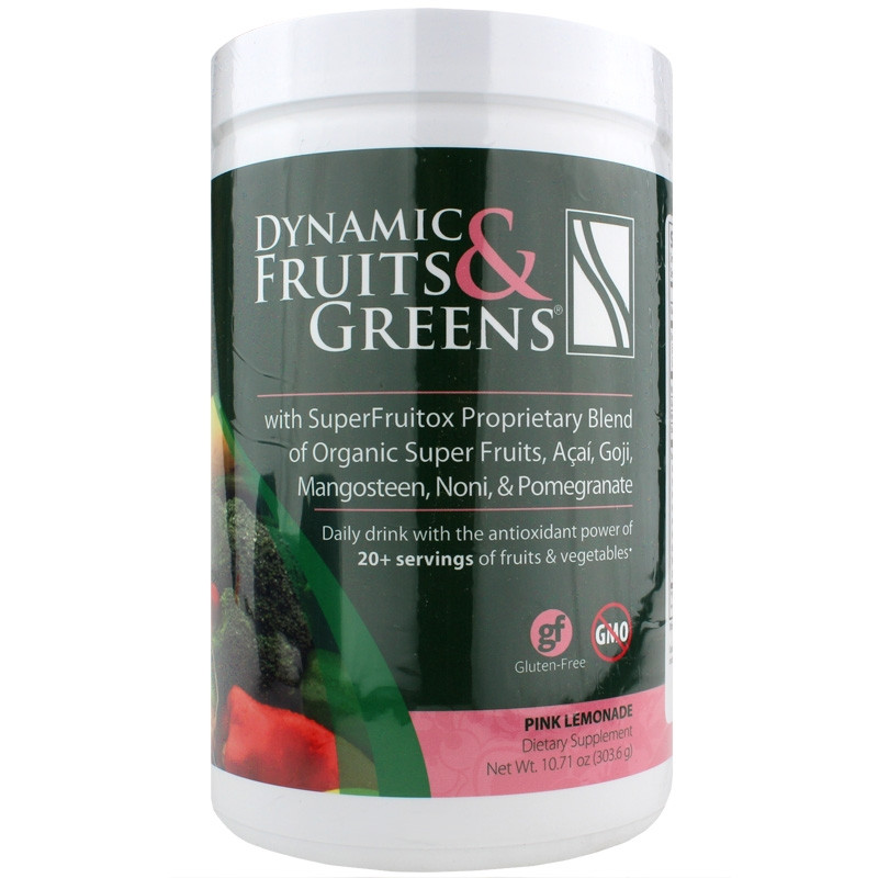 Dynamic Fruits And Greens
 Dynamic Fruits & Greens GF Pink Lemonade 303 6 g Nutri Dyn