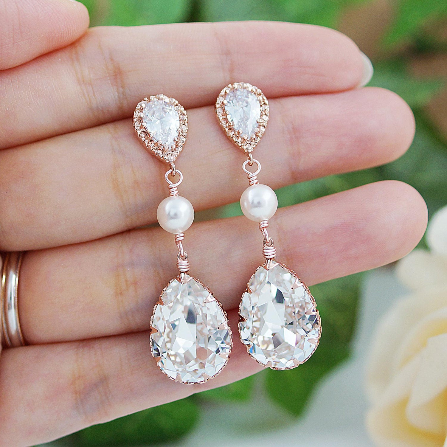 Earrings For Bridesmaids
 Wedding Jewelry Bridal Earrings Bridesmaid t Bridesmaid
